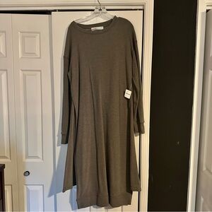 Free People Grey Tunic Terry Cloth Beach Set